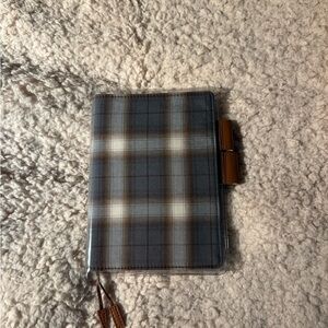 NEW Hobonichi Techno A6 Foggy Plaid Cover on Cover